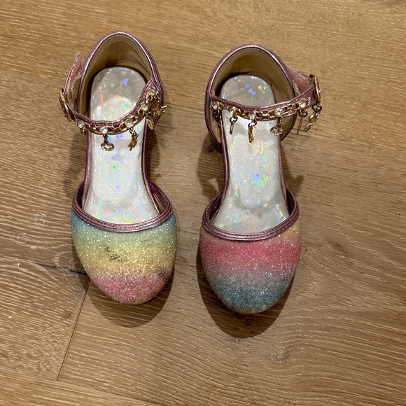Sparkling Multicolor Kids Dress Shoes - Picture 1 of 5